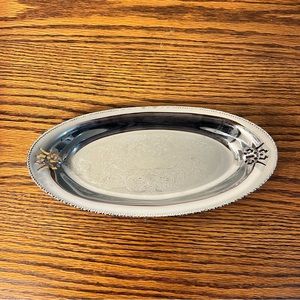 Farber Bros silver (plated) tray. Beautiful home decor